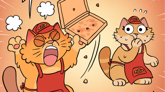 Duchess's tearoom Pizza mishap