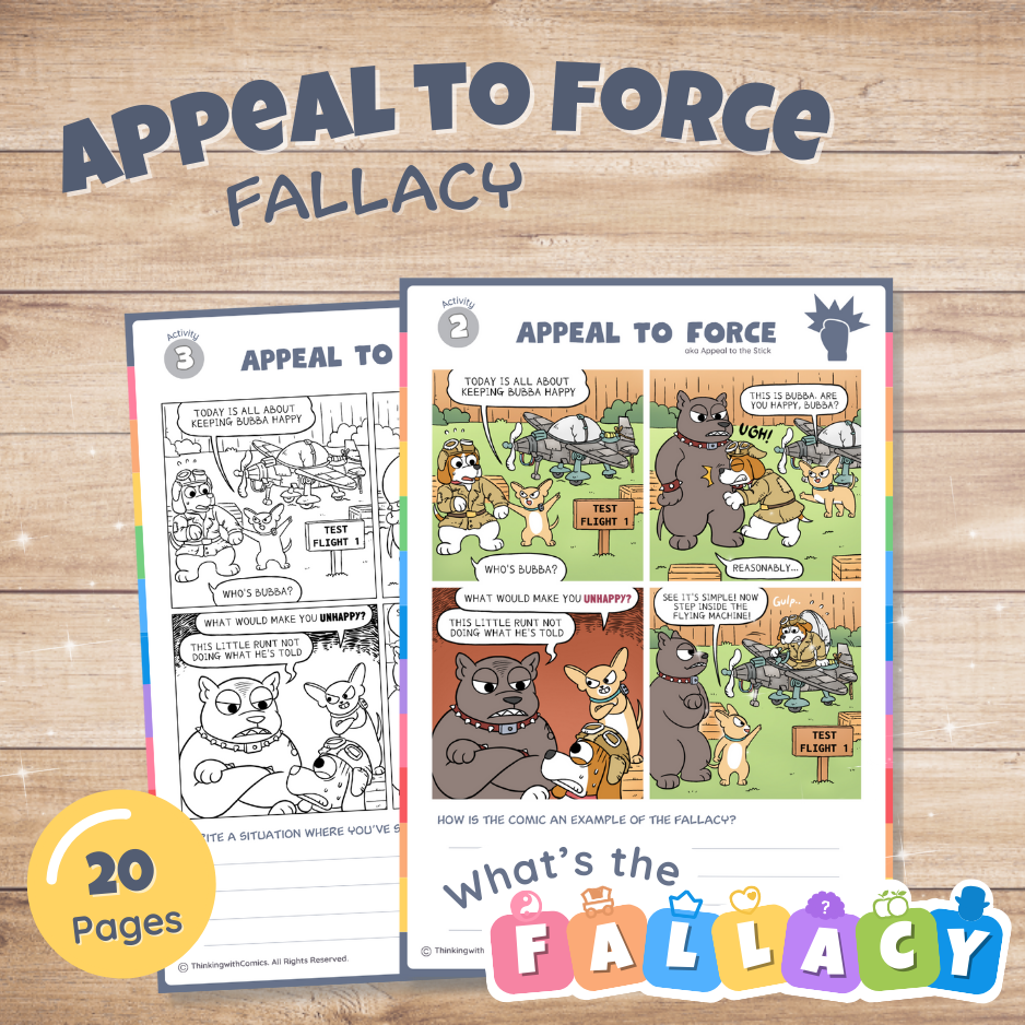 Appeal to Force Fallacy Activity Pack