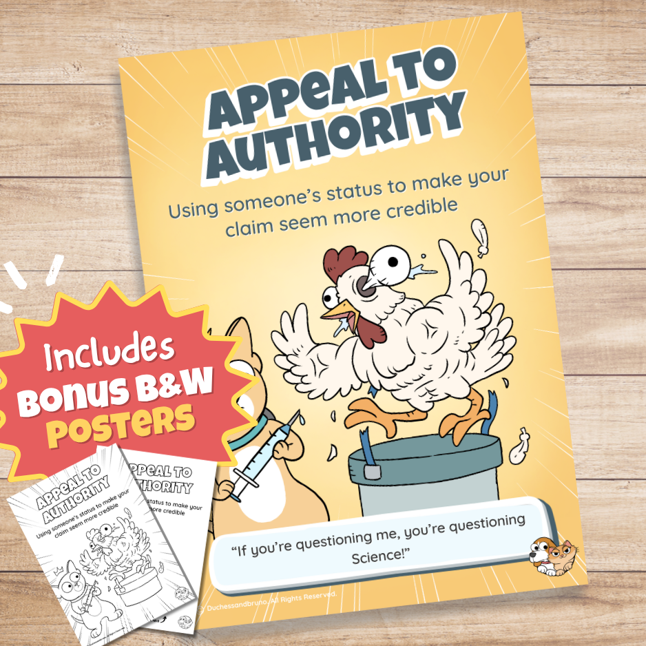 Appeal to Authority Poster