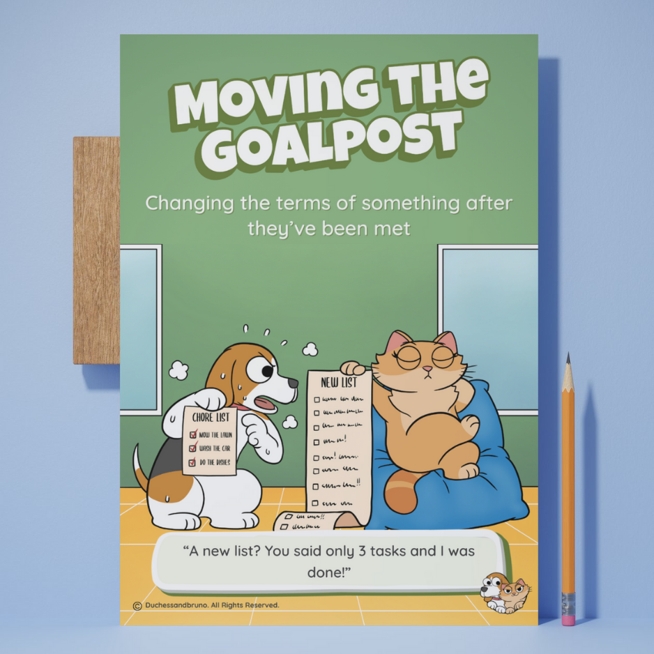 Moving the Goalpost Poster