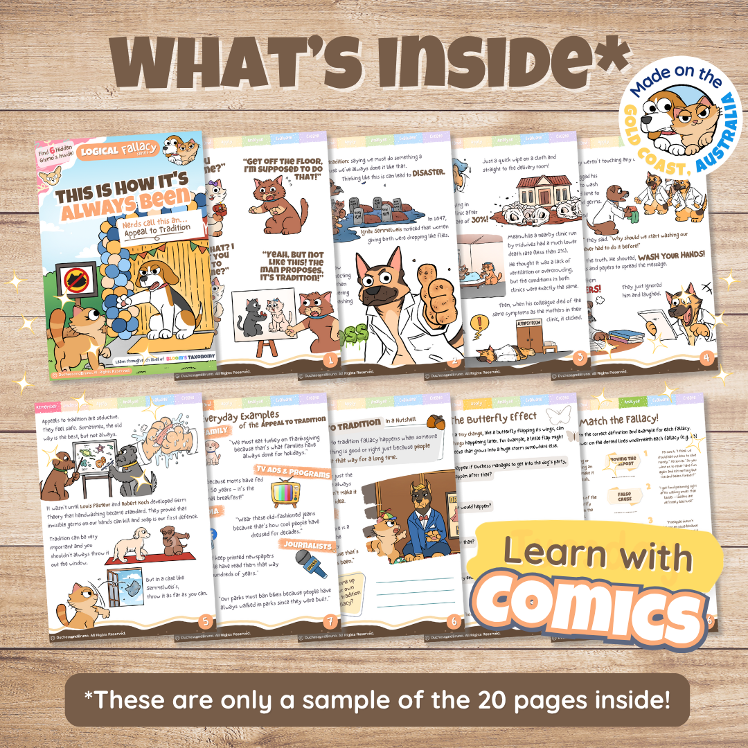 Appeal to Tradition Fallacy Activity Pack