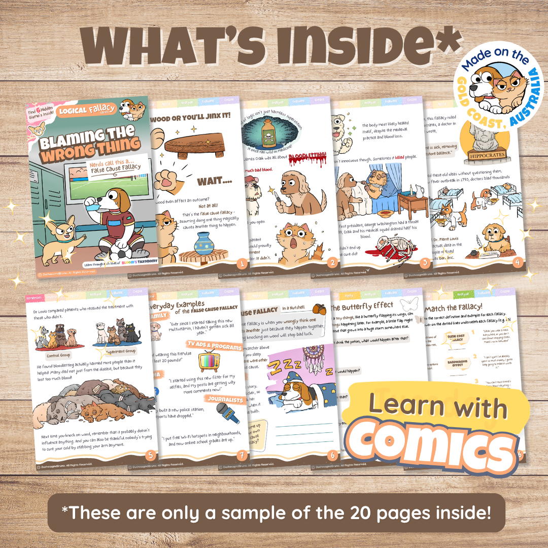 False Cause Fallacy Activity Pack