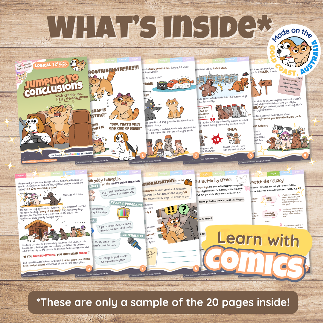 Hasty Generalisation Fallacy Activity Pack