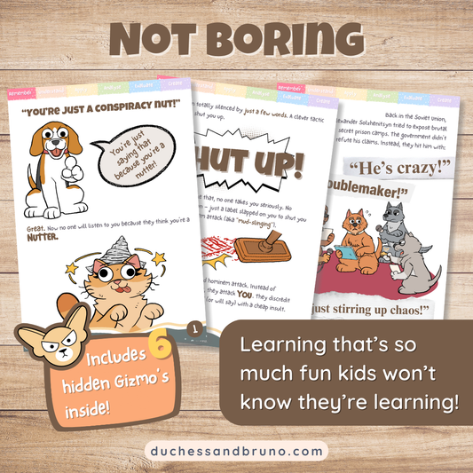 Ad hominem Attack Fallacy Activity Pack