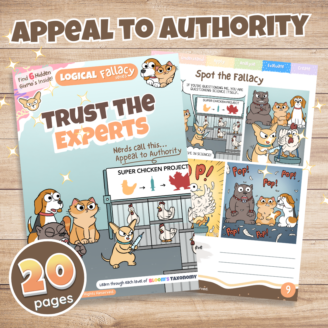 Appeal to Authority Fallacy Activity Pack