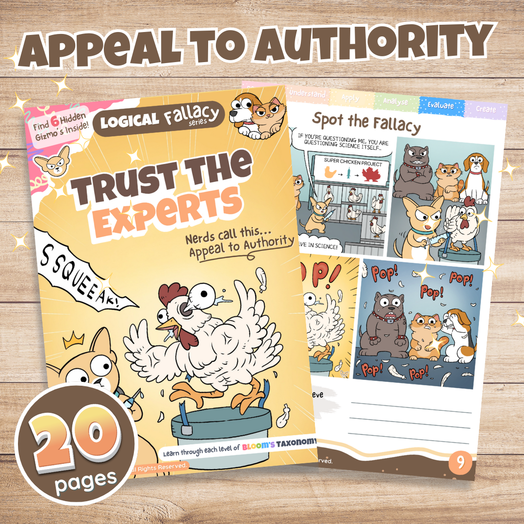 Appeal to Authority Fallacy Activity Pack