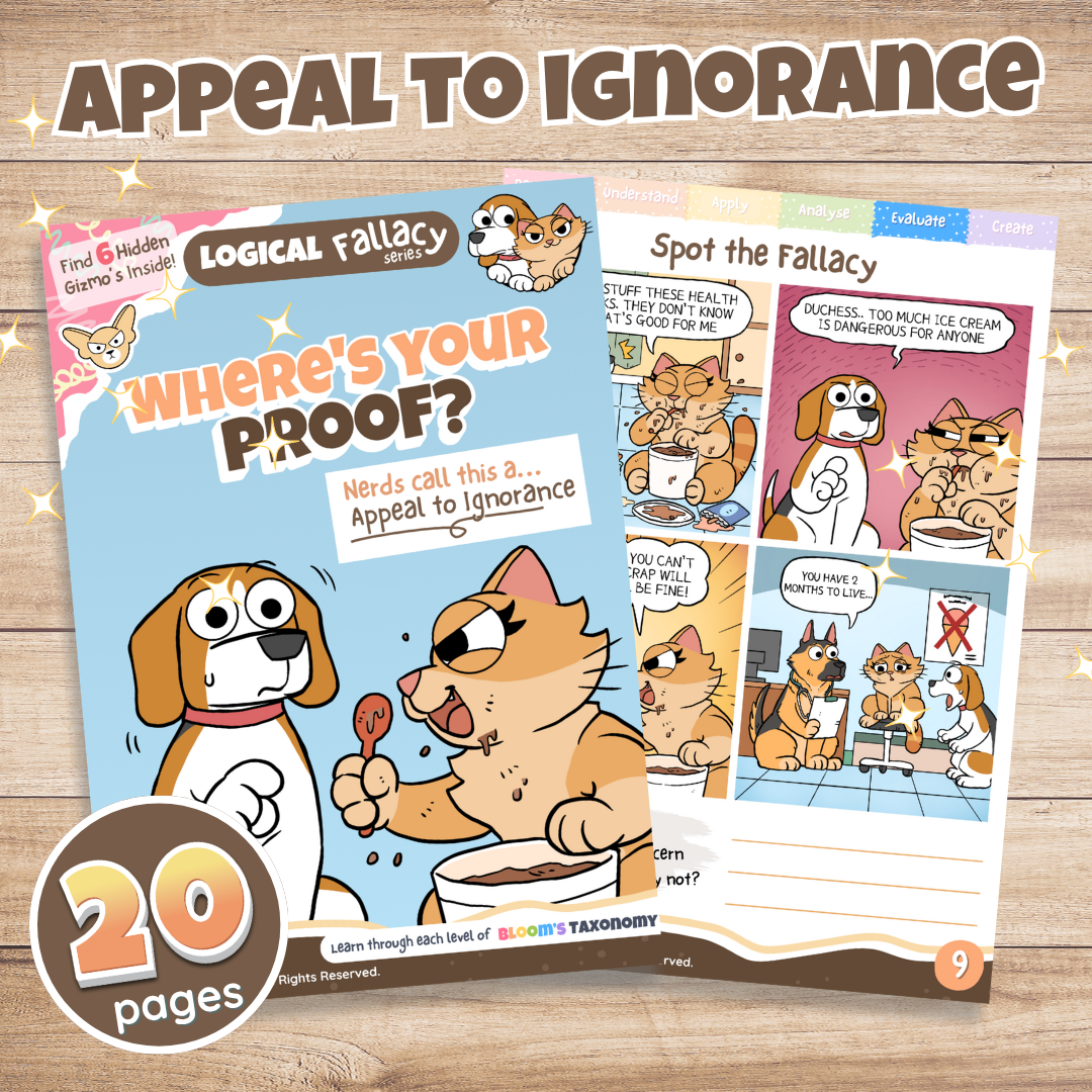 Appeal to Ignorance Fallacy Activity Pack