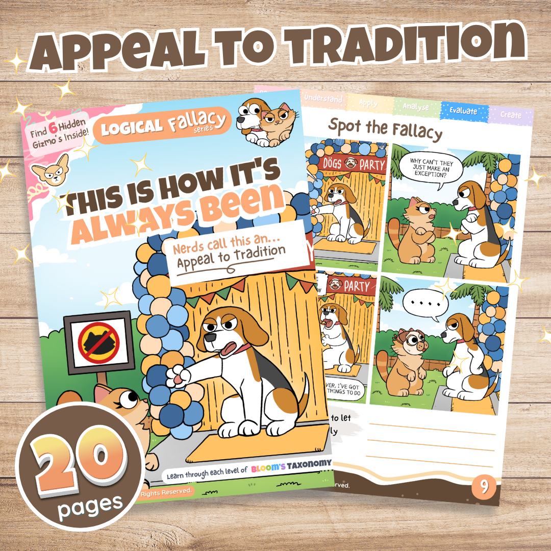 Appeal to Tradition Fallacy Activity Pack