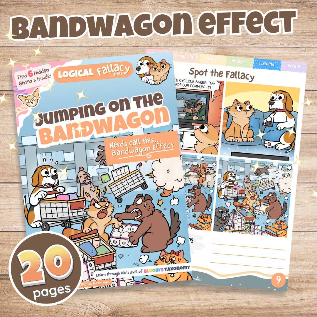 Bandwagon Effect Fallacy Activity Pack