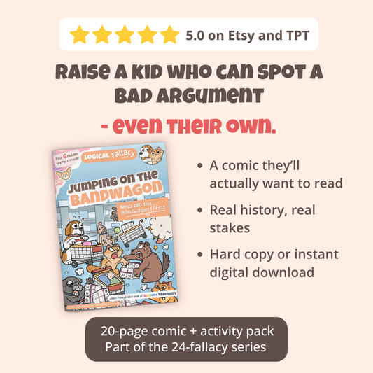 Bandwagon Effect Logical Fallacy Activity Pack