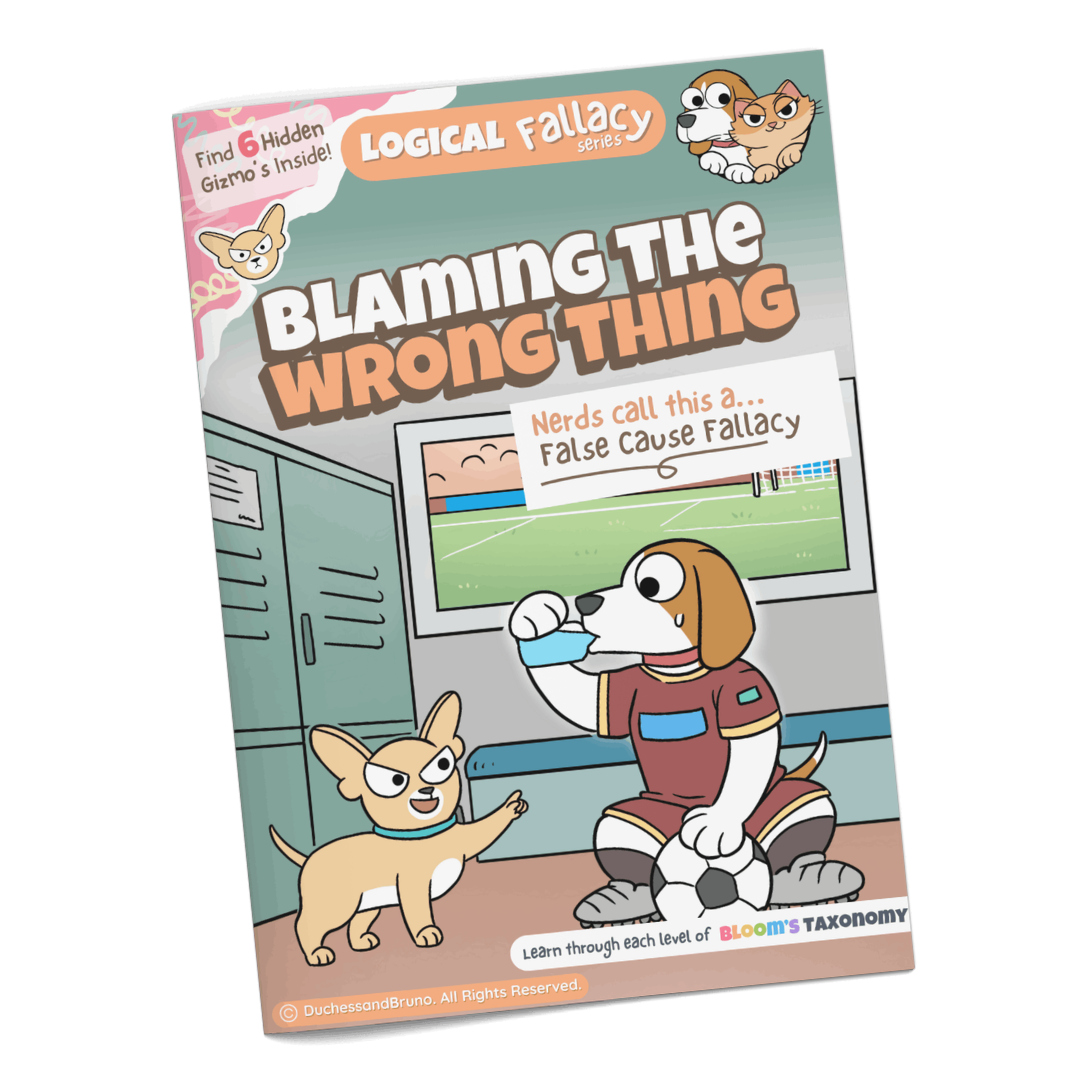 False Cause Logical Fallacy Activity Pack – Duchess and Bruno