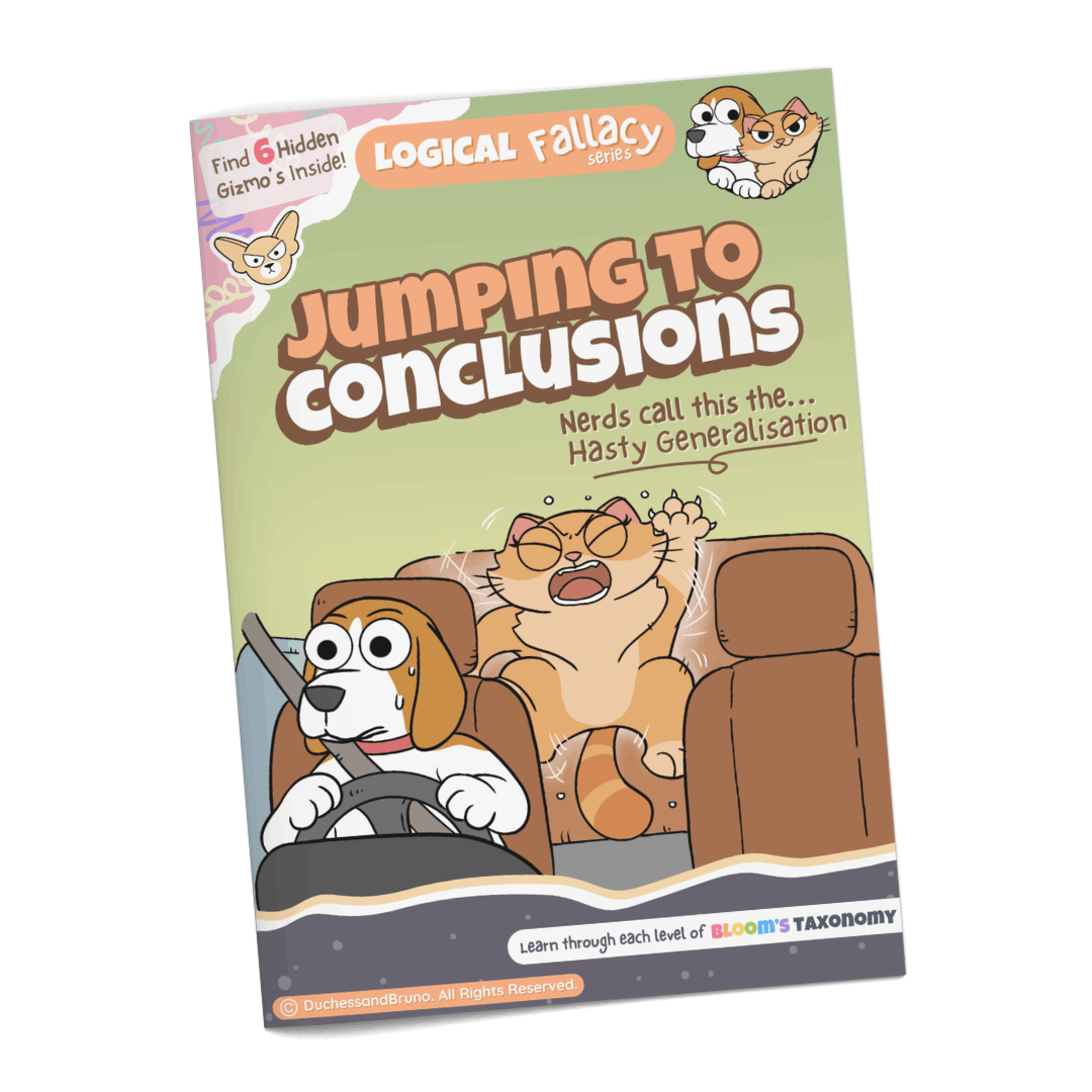 Hasty Generalisation Logical Fallacy Activity Pack – Duchess and Bruno