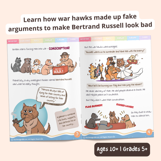 Straw Man Argument Logical Fallacy Activity Pack
