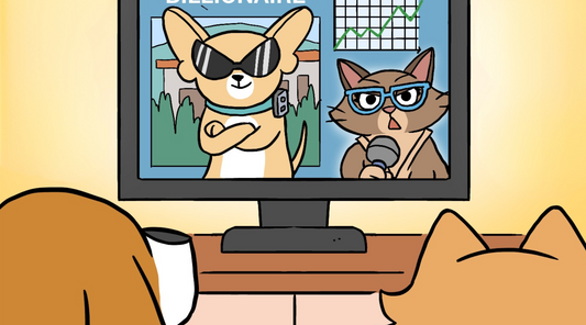 Duchess rants about billionaires while spending her own pay on their apps - a Duchess and Bruno comic on calling out hypocrisy