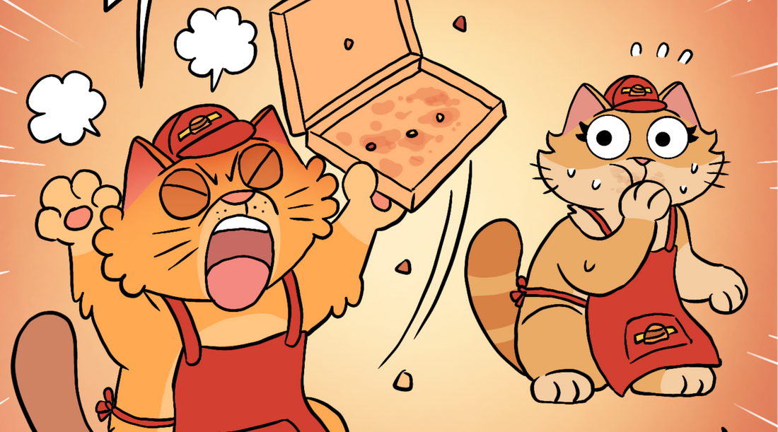 Duchess's tearoom Pizza mishap