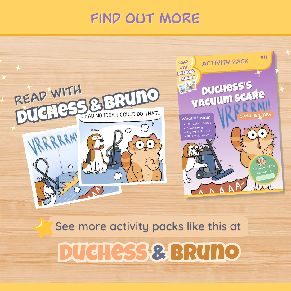 Duchess's Vacuum Scare Activity Pack