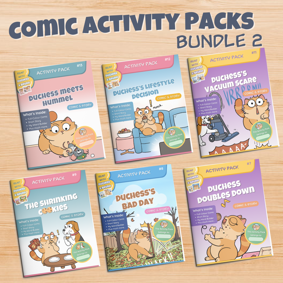 Comic Activity Packs Bundle 2