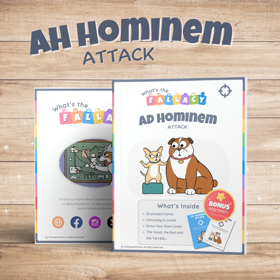 Ad hominem Attack Fallacy Activity Pack