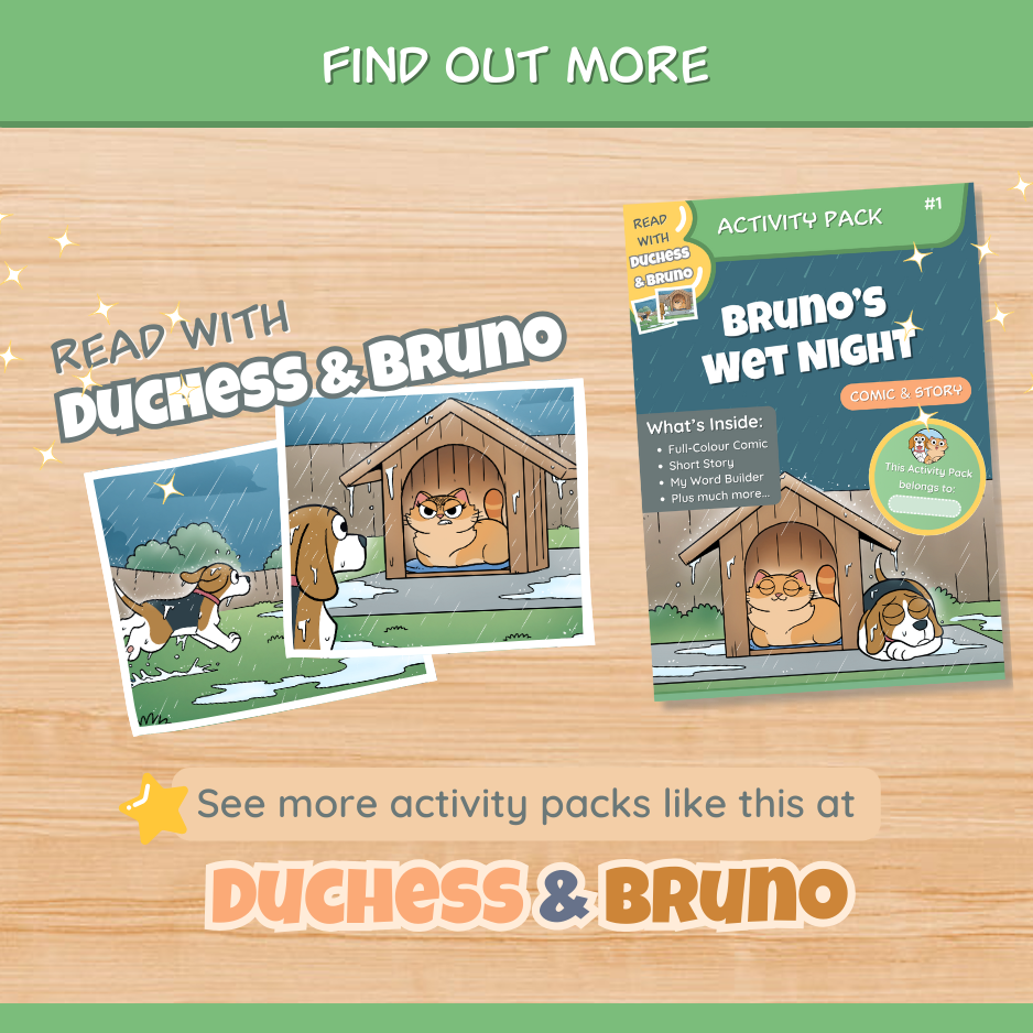 Bruno's Wet Night Activity Pack