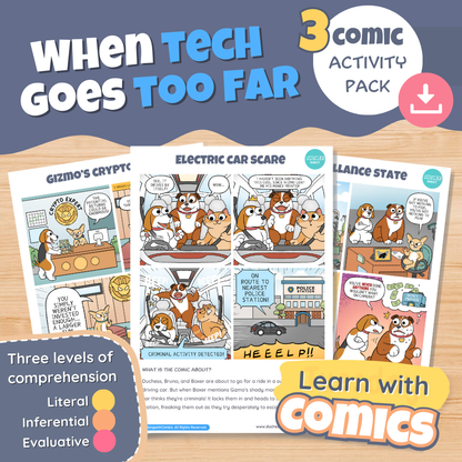 When Tech Goes Too Far Activity Pack