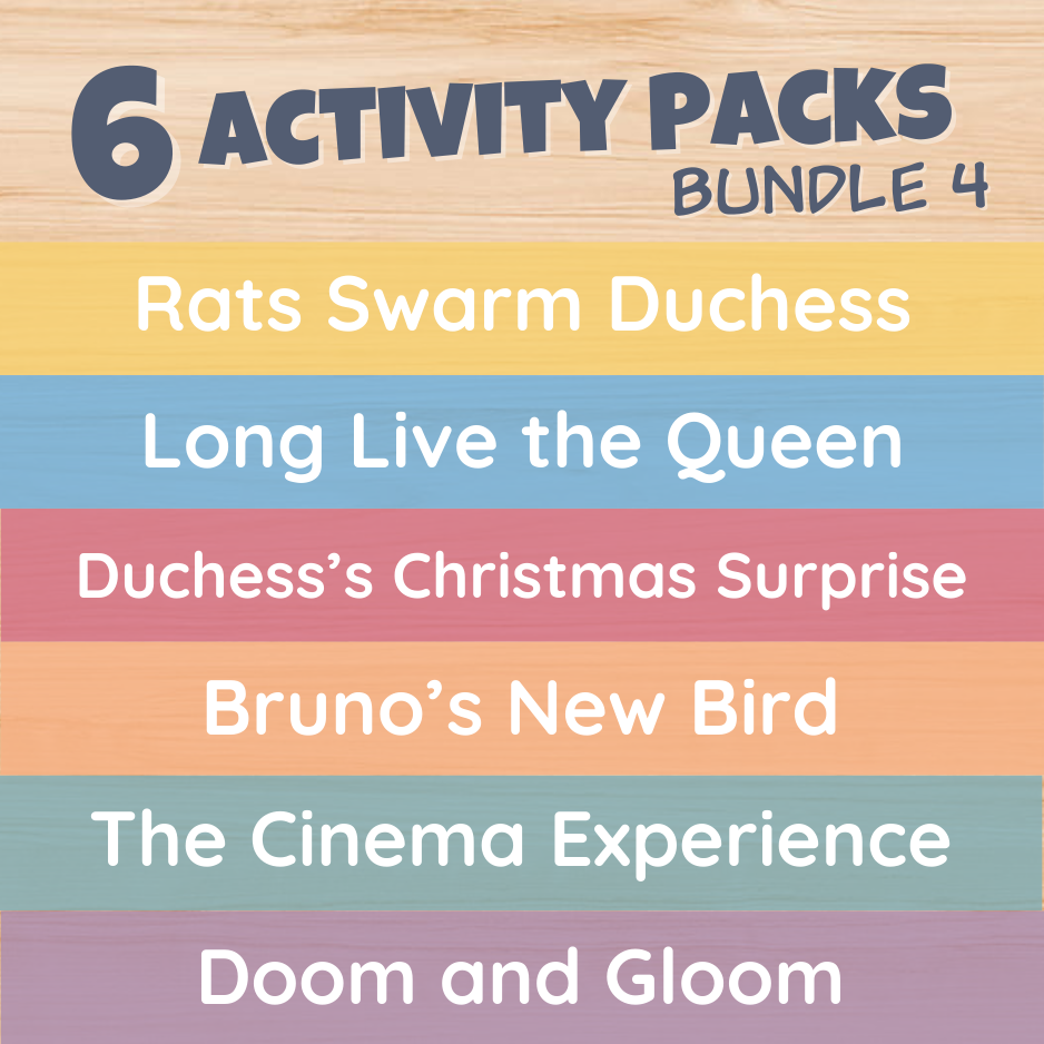 Comic Activity Packs Bundle 4