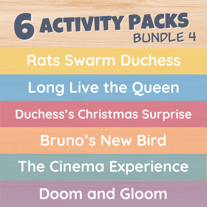 Comic Activity Packs Bundle 4