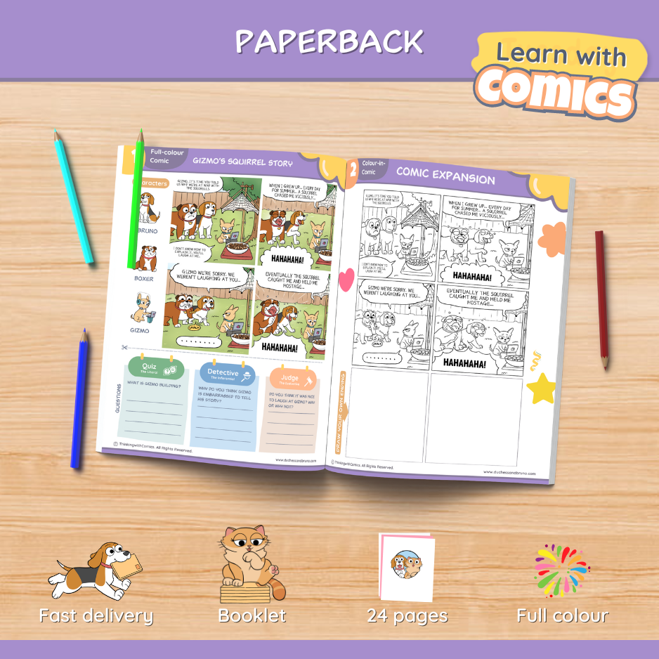 Gizmo's Squirrel Story Activity Pack