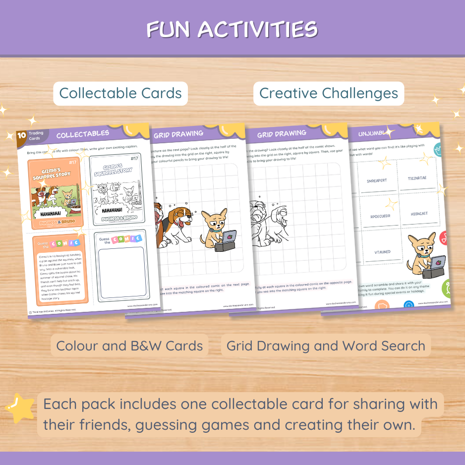 Gizmo's Squirrel Story Activity Pack