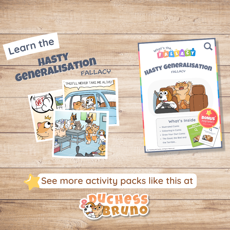 Hasty Generalisation Fallacy Activity Pack