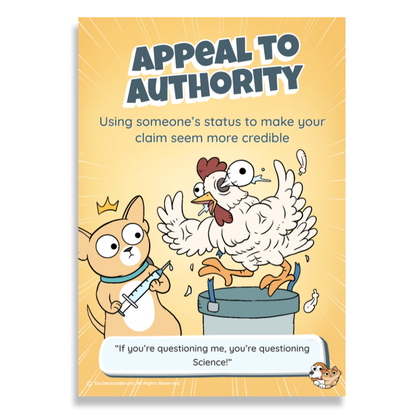 Appeal to Authority Poster