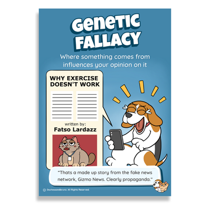 Genetic Fallacy Poster