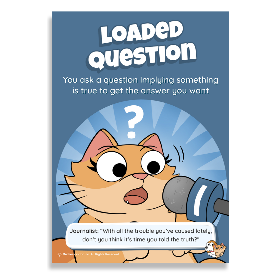 Loaded Question Graphics The Loaded Question Poster – Duchess and Bruno