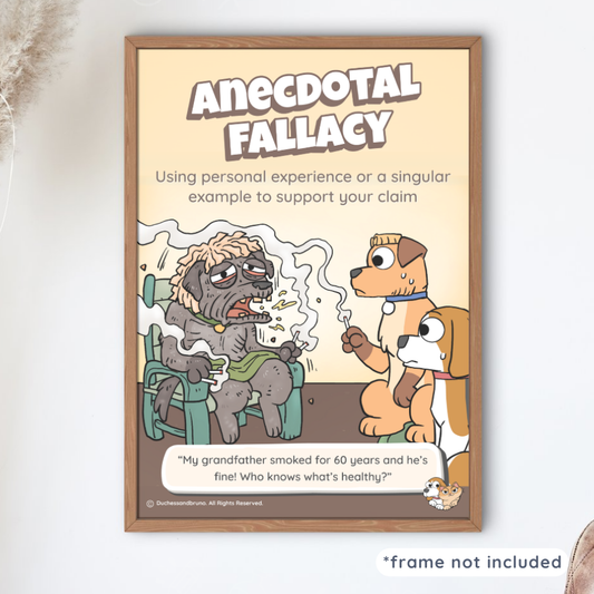 Anecdotal Fallacy Poster