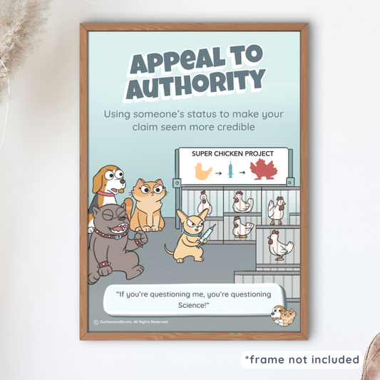 Appeal to Authority Poster