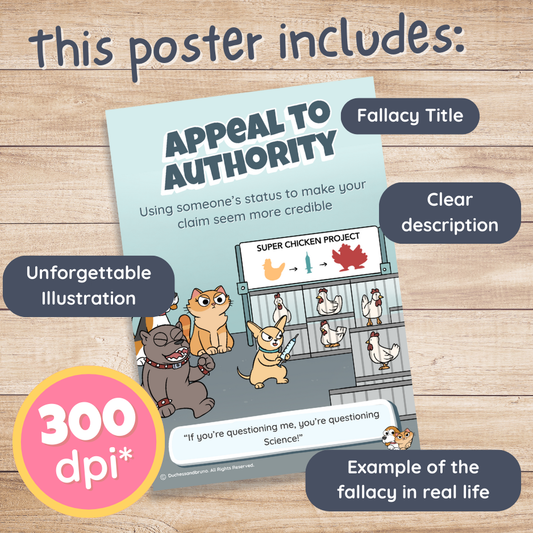 Appeal to Authority Poster