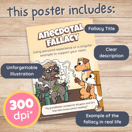 Anecdotal Fallacy Poster