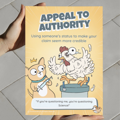 Appeal to Authority Poster