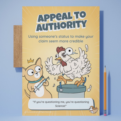 Appeal to Authority Poster