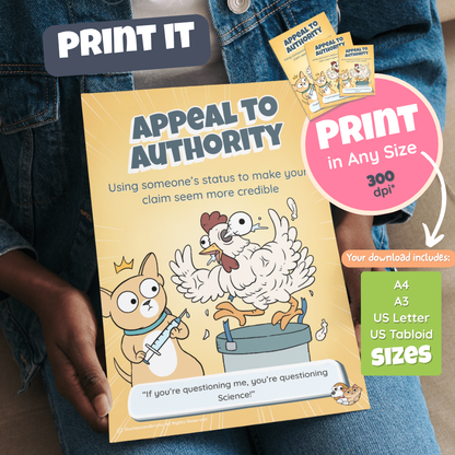 Appeal to Authority Poster
