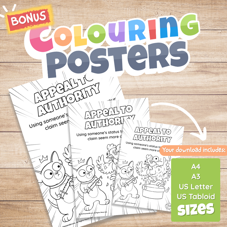 Appeal to Authority Poster