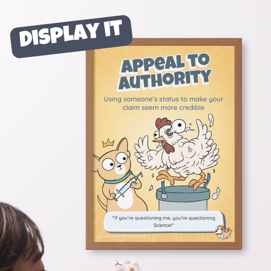 Appeal to Authority Poster