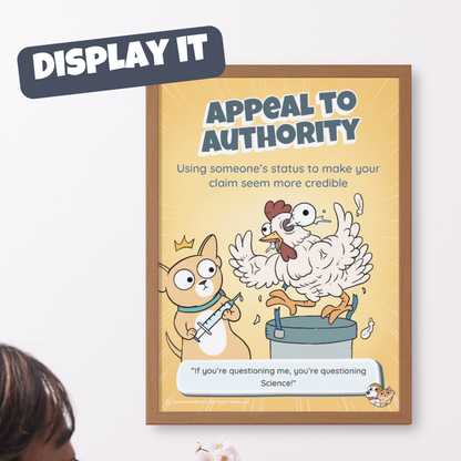 Appeal to Authority Poster