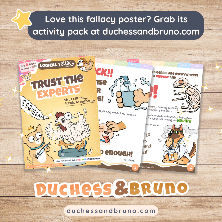 Appeal to Authority Poster