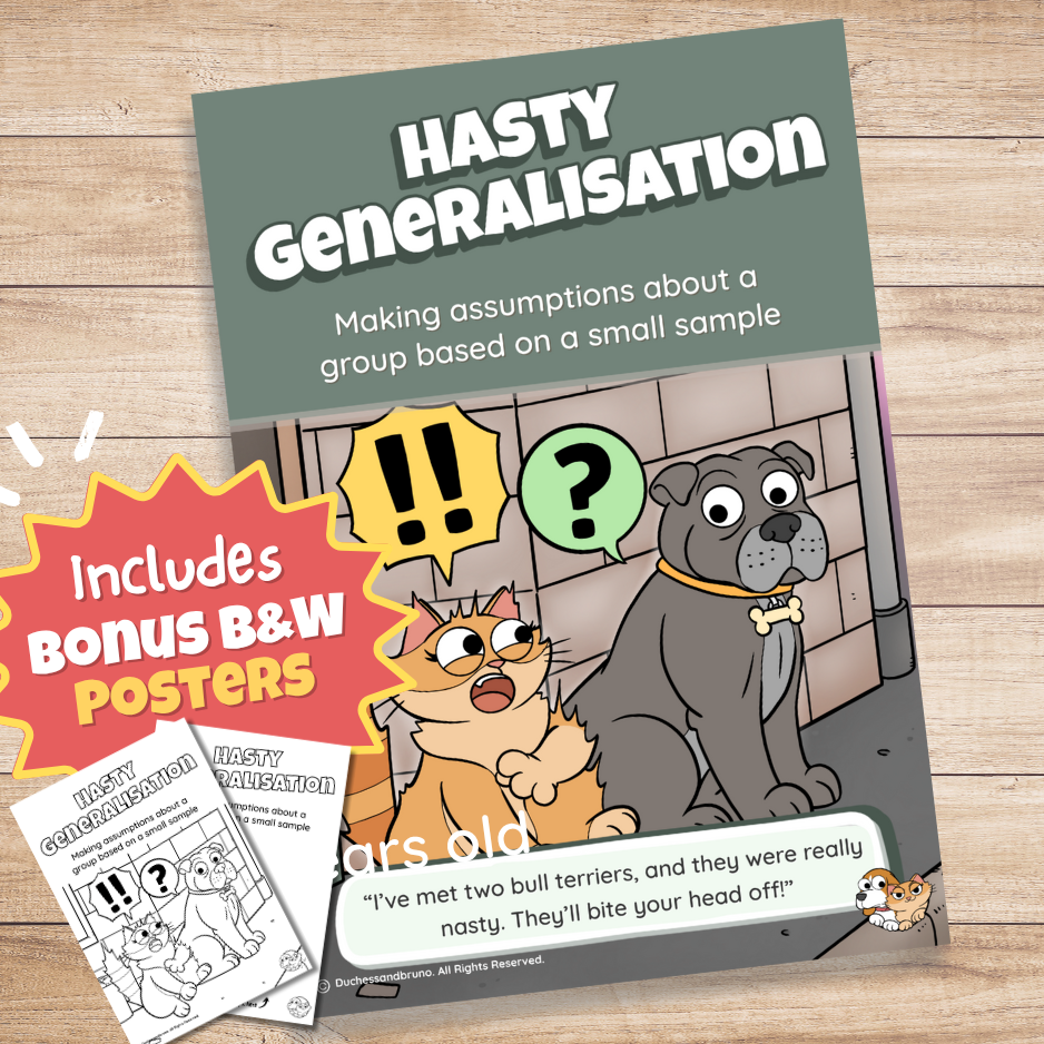 Hasty Generalisation Poster