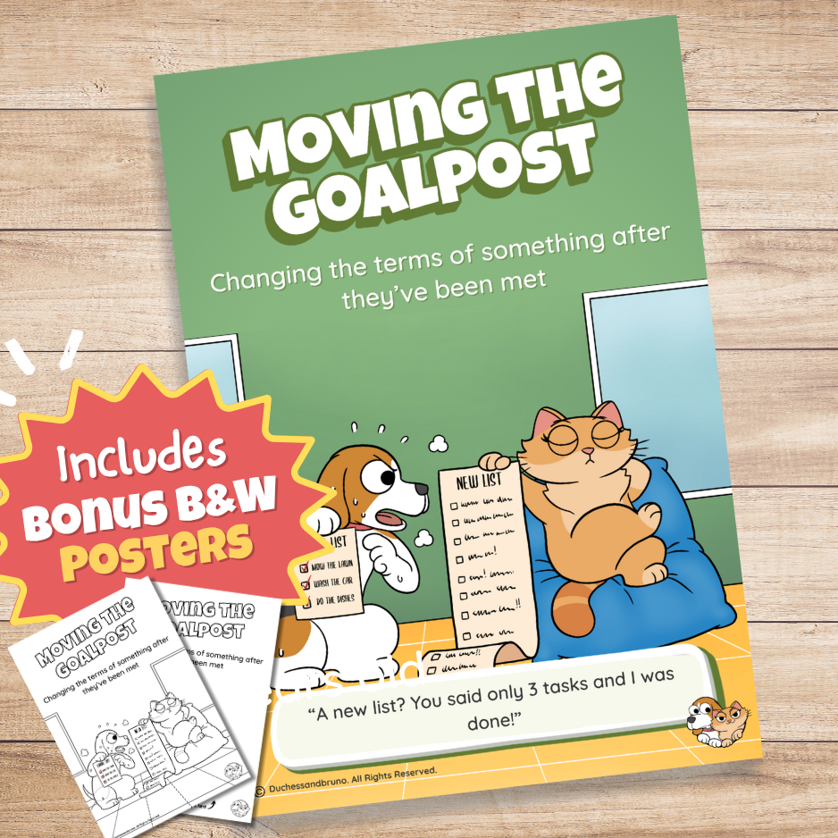 Moving the Goalpost Poster