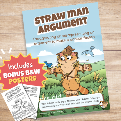 Straw Man Argument Poster