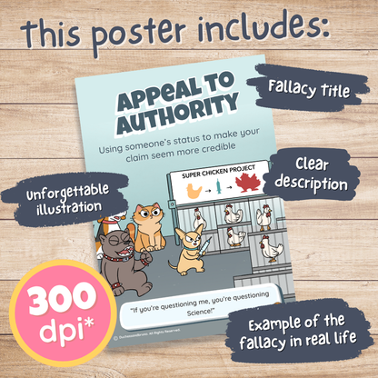 Appeal to Authority Poster