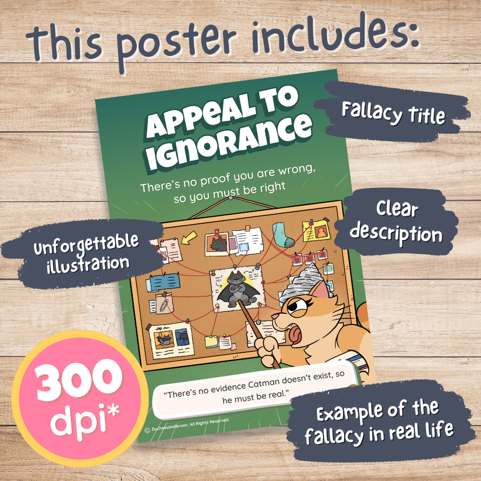 Appeal to Ignorance Poster