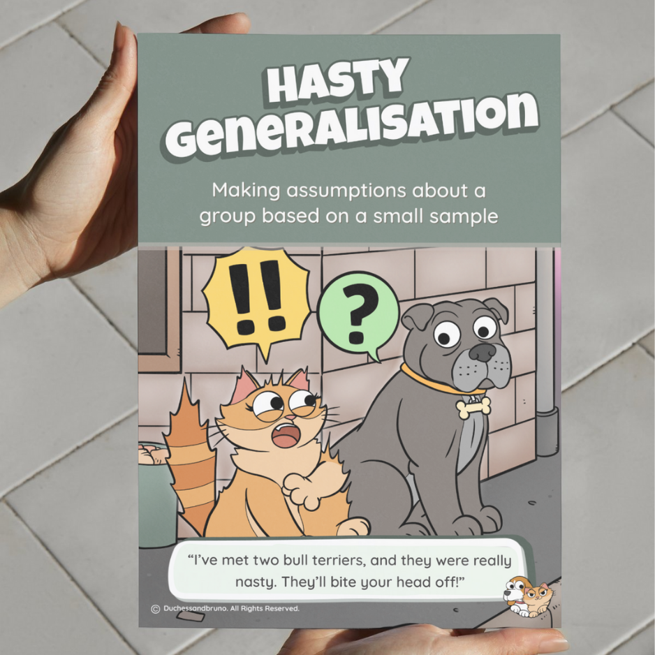 Hasty Generalisation Poster