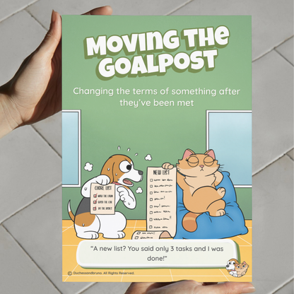 Moving the Goalpost Poster